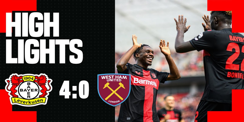 Bayer 04 Leverkusen vs West Ham mới chỉ gặp nhau duy nhất 1 lần