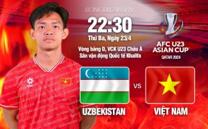 U23 Việt Nam vs U23 Uzbekistan