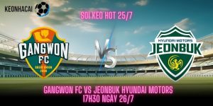 Gangwon vs Jeonbuk Hyundai Motors
